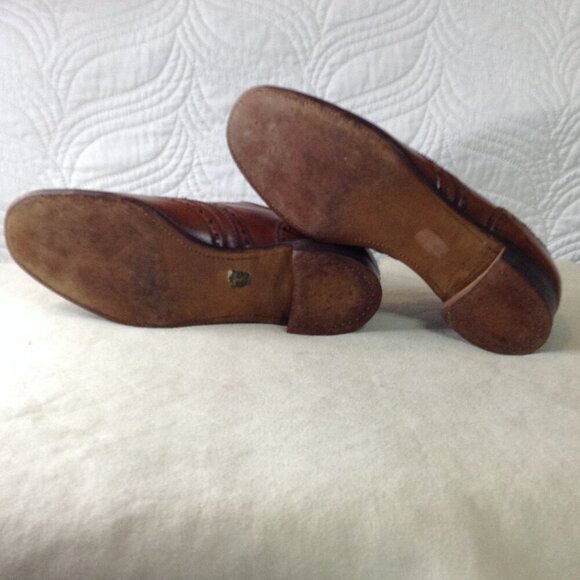 VTG Fabiola (GH Bass & Co, Collab) "Nicholas II", Young Men Leather Oxfords, "6" - Picture 4 of 6